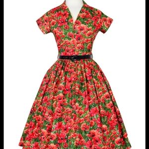 Bernie Dexter Red Poppy Kelly Dress